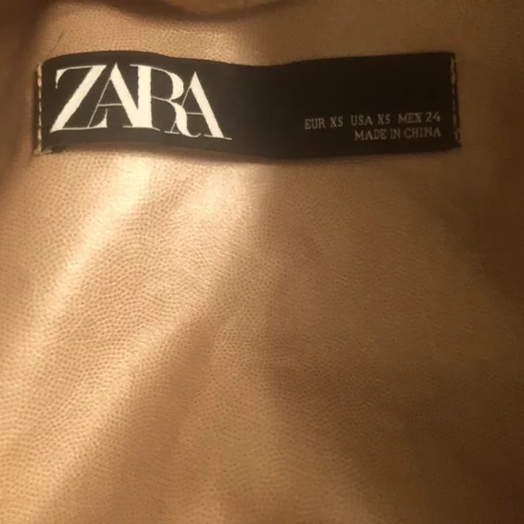 Sale! New Zara Tan Jacket with Snap Closure in XS - Picture 3 of 3